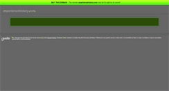 Desktop Screenshot of experiencehistory.com